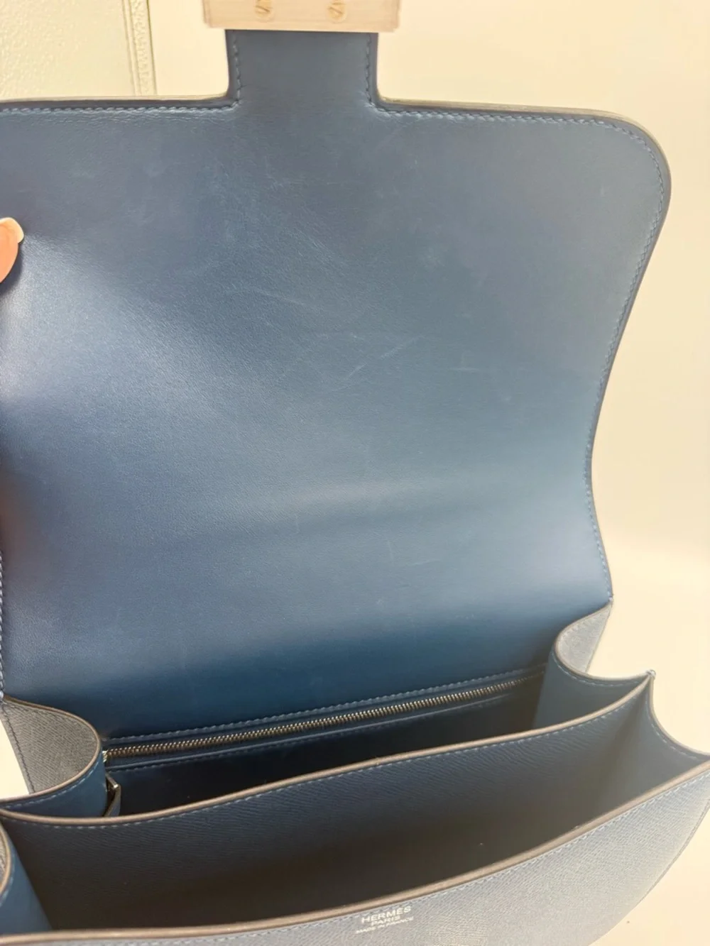 Hermes Constance Crossbody Bag in Navy Blue - Picture 7 of 9